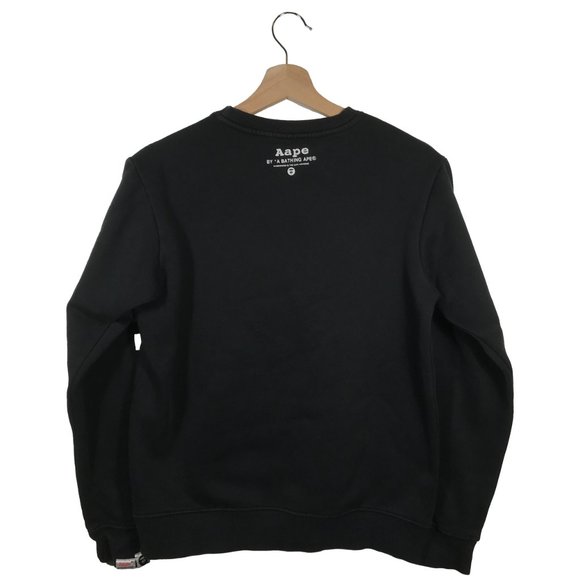 Aape Ape head logo crewneck black - Picture 2 of 5